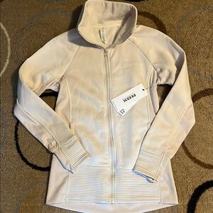 RBX Women's Cream full zip sweatshirt
